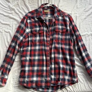 Sonoma Red and Blue Checkered Casual Shirt